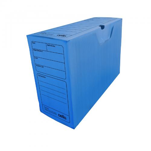 CAIXA ARQUIVO MORTO POLIDELLO OFICIO AZUL - DELLO