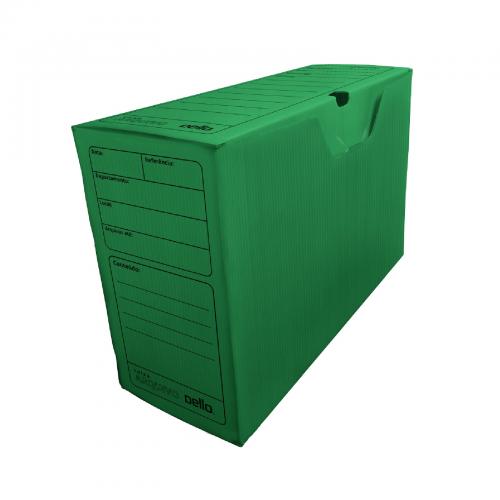 CAIXA ARQUIVO MORTO POLIDELLO OFICIO VERDE - DELLO