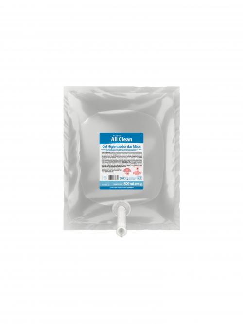 ALCOOL GEL REFIL 800ML - AUDAX