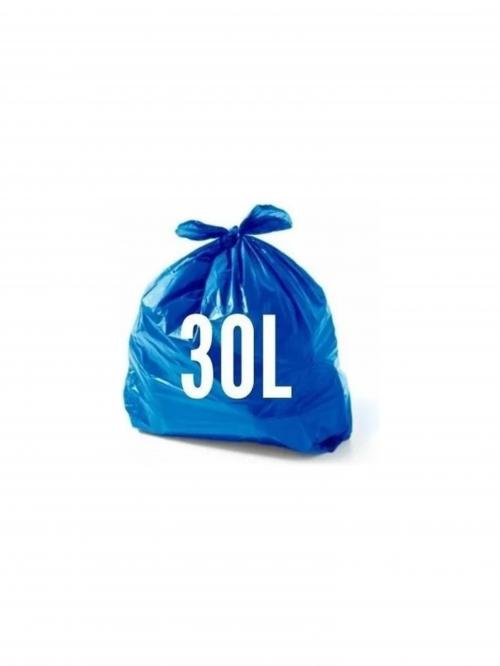 SACO P/ LIXO 30L - AZUL PCT C/ 100 - 3R