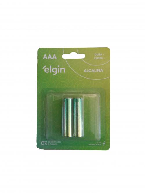 PILHA ALCALINA PALITO AA C/ 2 UND -  ELGIN