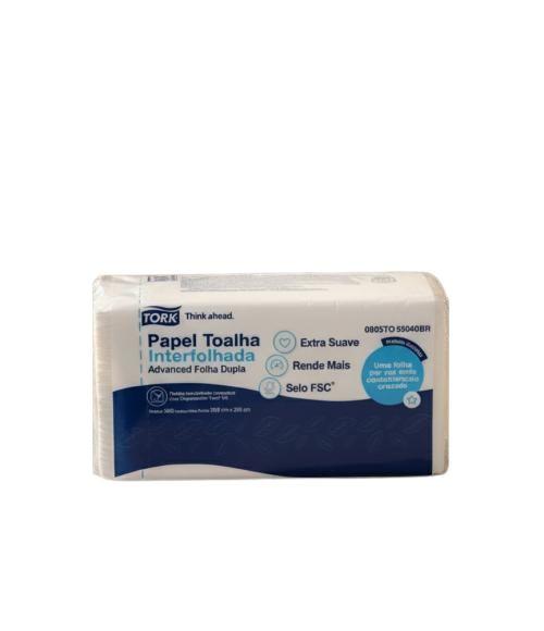 PAPEL TOALHA - TORK ADVANCED INTERFOLHADO 16/260 FOLHA DUPLA