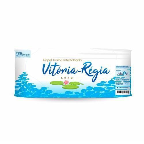 PAPEL TOALHA INTERFOLHEADO VITORIA REGIA LUXO JAKSPEL 21X20 1250FLS