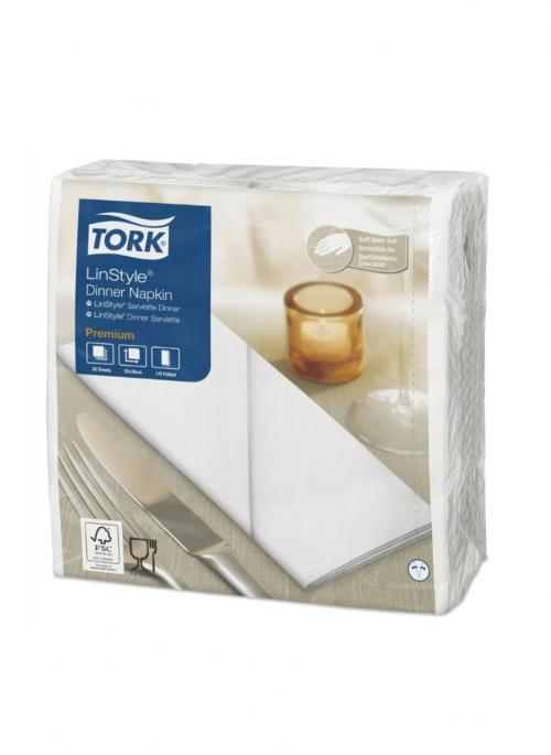 TORK LINSTYLE DINNER NAPKIN BRANCO C/ 50 FLS