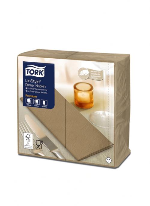 TORK LINSTYLE DINNER NAPKIN BEGE C/ 50 FLS