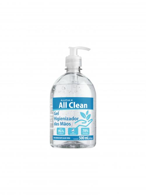 ALCOOL GEL 500ML PUMP - AUDAX