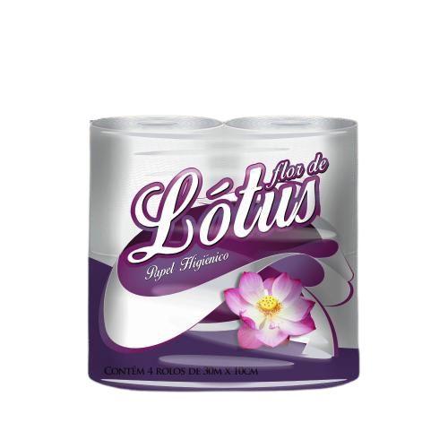 PAPEL HIGIÊNICO LOTUS C/ 4 ROLOS - JAKSPEL