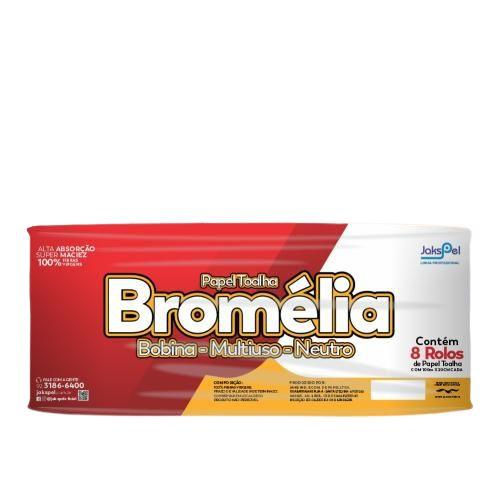 PAPEL TOALHA BROMELIA 08X100 100% CELULOSE - JAKSPEL