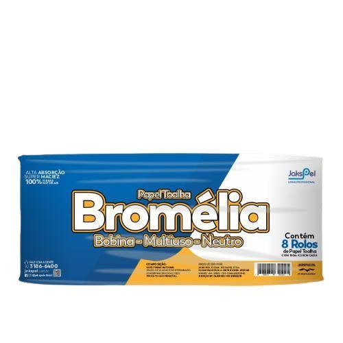 PAPEL TOALHA BROMELIA 08X100 BRANCO - JAKSPEL
