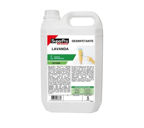 DESINFETANTE LAVANDA 5L - SUPERPRO