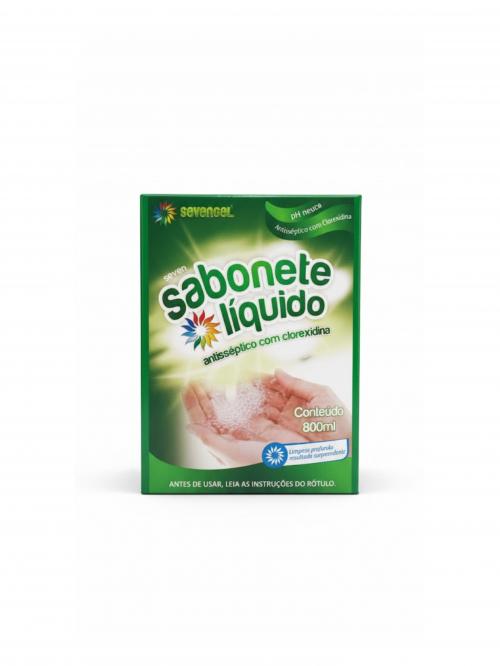 SABONETE ANTISSÉPTICO CLOREXIDINA 2% 800ML - SEVENGEL