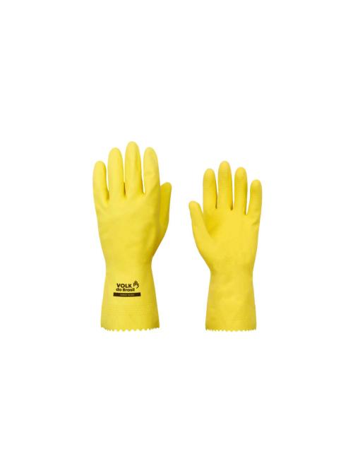 LUVA VERNIZ SILVER SLIM AMARELA - P VOLK