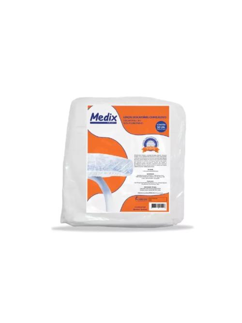 LENCOL DESCARTAVEL 90CMX2M C/10UN - MEDIX