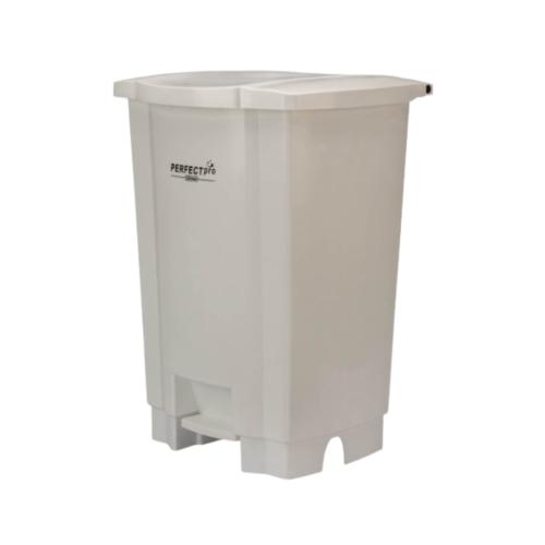 LIXEIRA 50L BRANCA - PERFECT