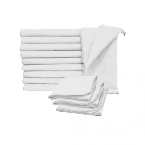 FLANELA BRANCA 28X38 - SANTA MARGARIDA