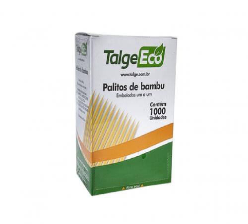 PALITO DENTAL DE BAMBU SACHÊ PCT C/1.000 - TALGE